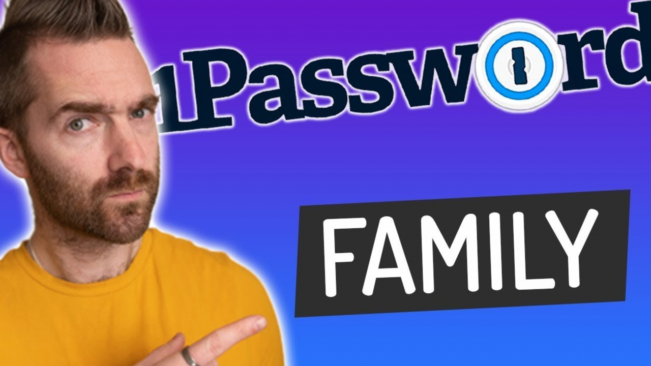 how to share 1password with family